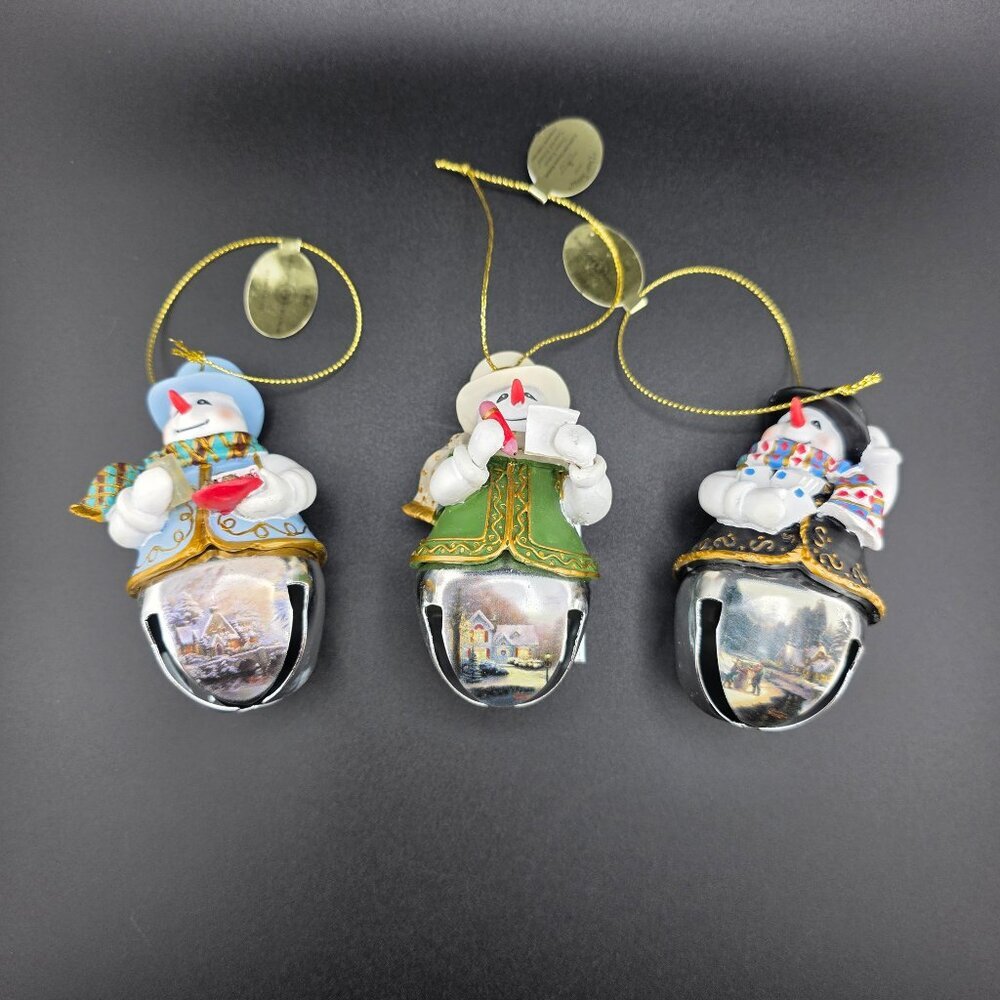 Bradford Exchange Ornaments Set 3pc New‎